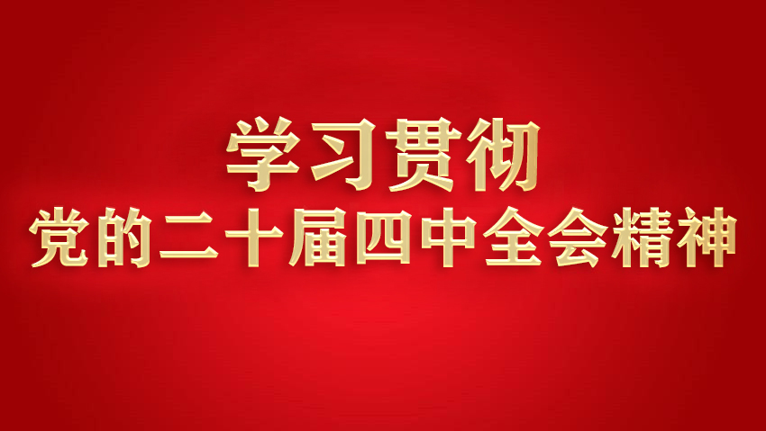 學(xué)習(xí)貫徹黨的二十屆四中全會精神